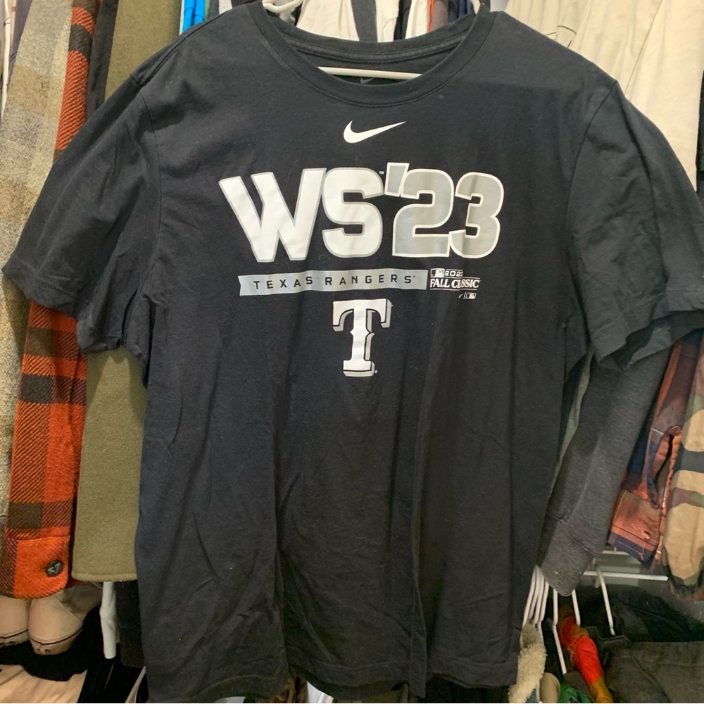 NIKE TEXAS RANGERS WORLD SERIES 2023 TEE